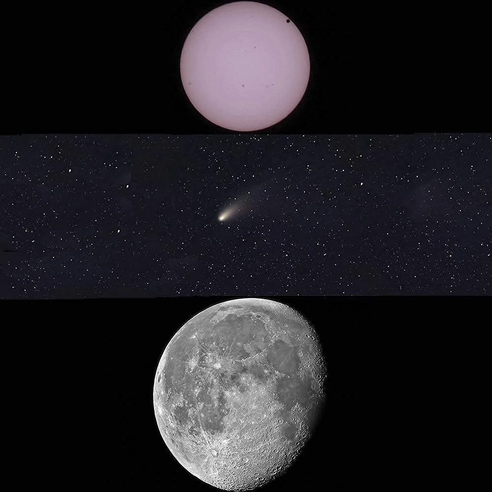 تلسکوپ KOHARA برای بزرگسالان، مبتدیان و کودکان، دهانه 50 میلی‌متری، 360 میلی‌متری AZ، تلسکوپ شکستنی نجومی با منشور Bak4، لنز Fmc، تلسکوپ نجومی با آداپتور تلفن هوشمند و سه‌پایه