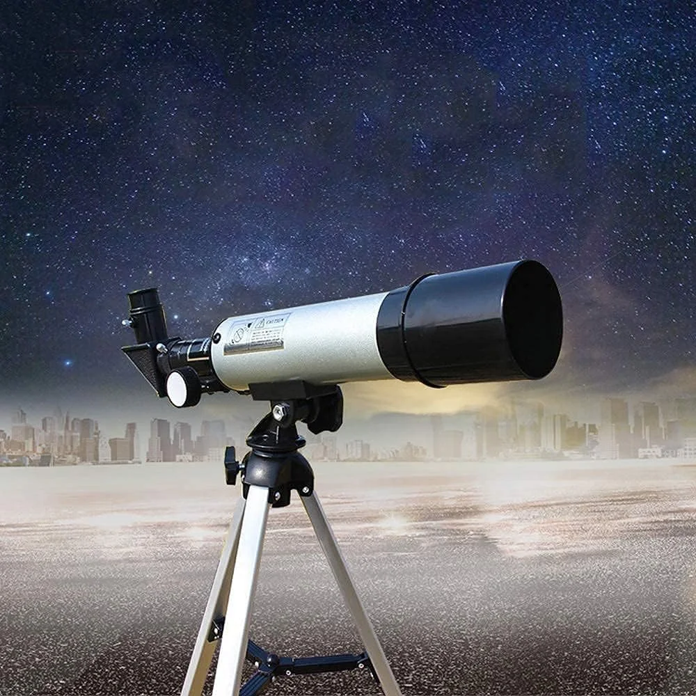 تلسکوپ KOHARA برای بزرگسالان، مبتدیان و کودکان، دهانه 50 میلی‌متری، 360 میلی‌متری AZ، تلسکوپ شکستنی نجومی با منشور Bak4، لنز Fmc، تلسکوپ نجومی با آداپتور تلفن هوشمند و سه‌پایه