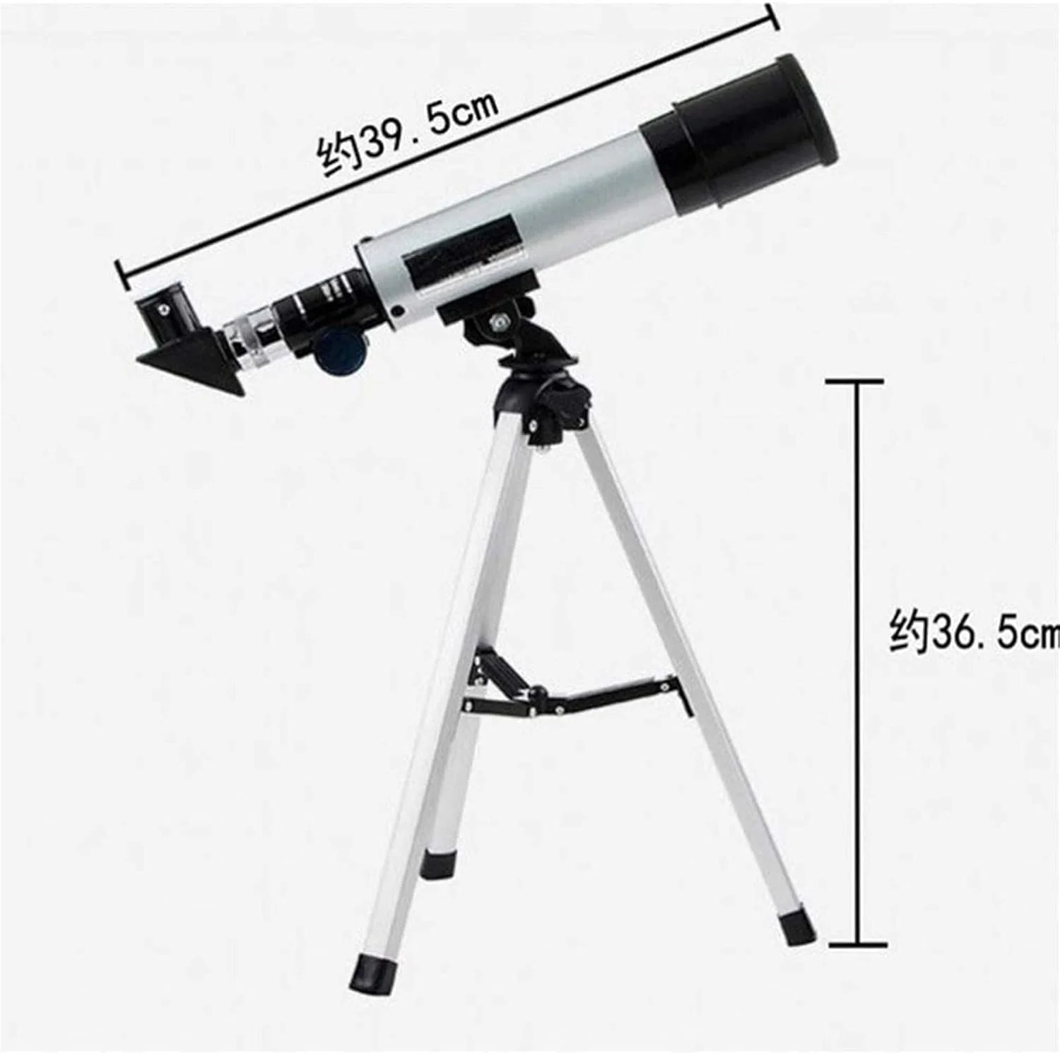 تلسکوپ نجومی 50 میلی‌متری KOHARA برای مبتدیان، بزرگسالان و کودکان، تلسکوپ شکستی با فاصله کانونی 360 میلی‌متر و طراحی جمع و جور