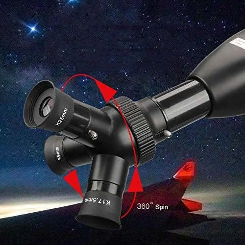 تلسکوپ KOHARA، تلسکوپ شکستنی نجومی با دیافراگم مناسب کودکان، بزرگسالان و مبتدیان، تلسکوپ شکستنی قابل حمل با سه پایه، اپتیک چند لایه