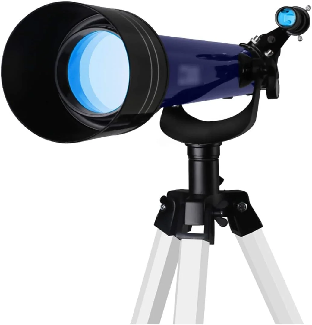 تلسکوپ انکساری قابل حمل KOHARA، تلسکوپ مسافرتی کودکان، تلسکوپ های انکساری نجومی برای مبتدیان بزرگسال، با کیف حمل و سه پایه با ارتفاع قابل تنظیم