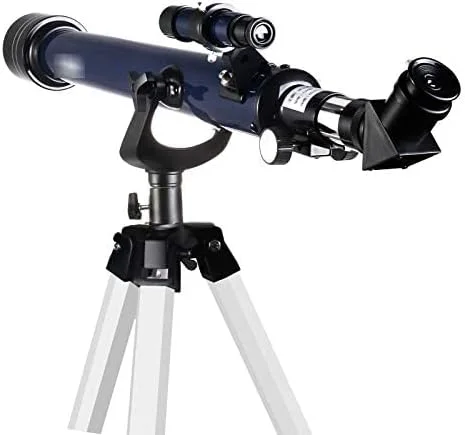 تلسکوپ انکساری قابل حمل KOHARA، تلسکوپ مسافرتی کودکان، تلسکوپ های انکساری نجومی برای مبتدیان بزرگسال، به همراه کیف حمل و سه پایه با ارتفاع قابل تنظیم