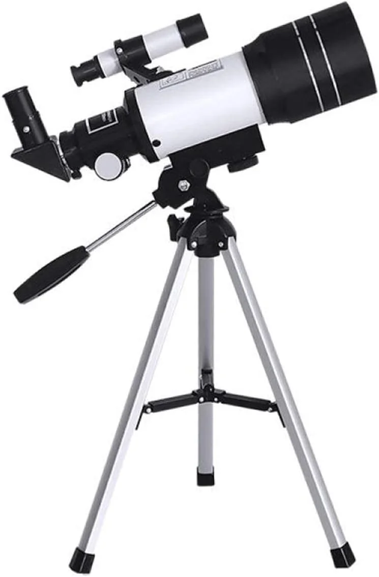 تلسکوپ شکستنی نجومی KOHARA، تلسکوپ مسافرتی قابل حمل، اپتیک کاملاً چند لایه، سه پایه آلیاژ آلومینیومی با ارتفاع قابل تنظیم، عالی برای کودکان و مبتدیان