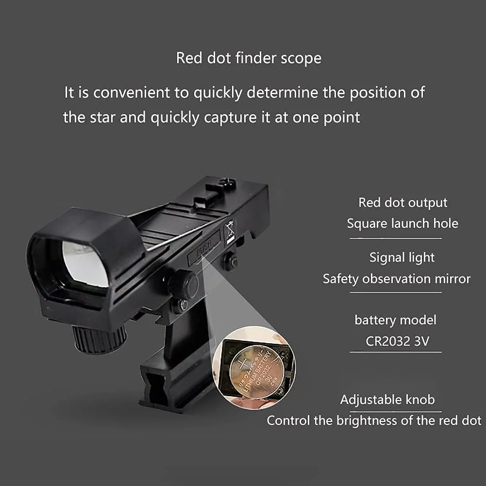 تلسکوپ انکساری KOHARA برای بزرگسالان، دیافراگم 127 میلی‌متری، 1200 میلی‌متری، تلسکوپ قابل حمل قابل تنظیم با سه‌پایه پایدار و تلسکوپ دستی با دید HD