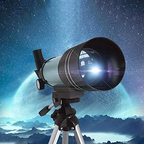 تلسکوپ شکستنی نجومی KOHARA، تلسکوپ مسافرتی قابل حمل، اپتیک کاملاً چند لایه، سه پایه آلیاژ آلومینیومی با ارتفاع قابل تنظیم، عالی برای کودکان و مبتدیان