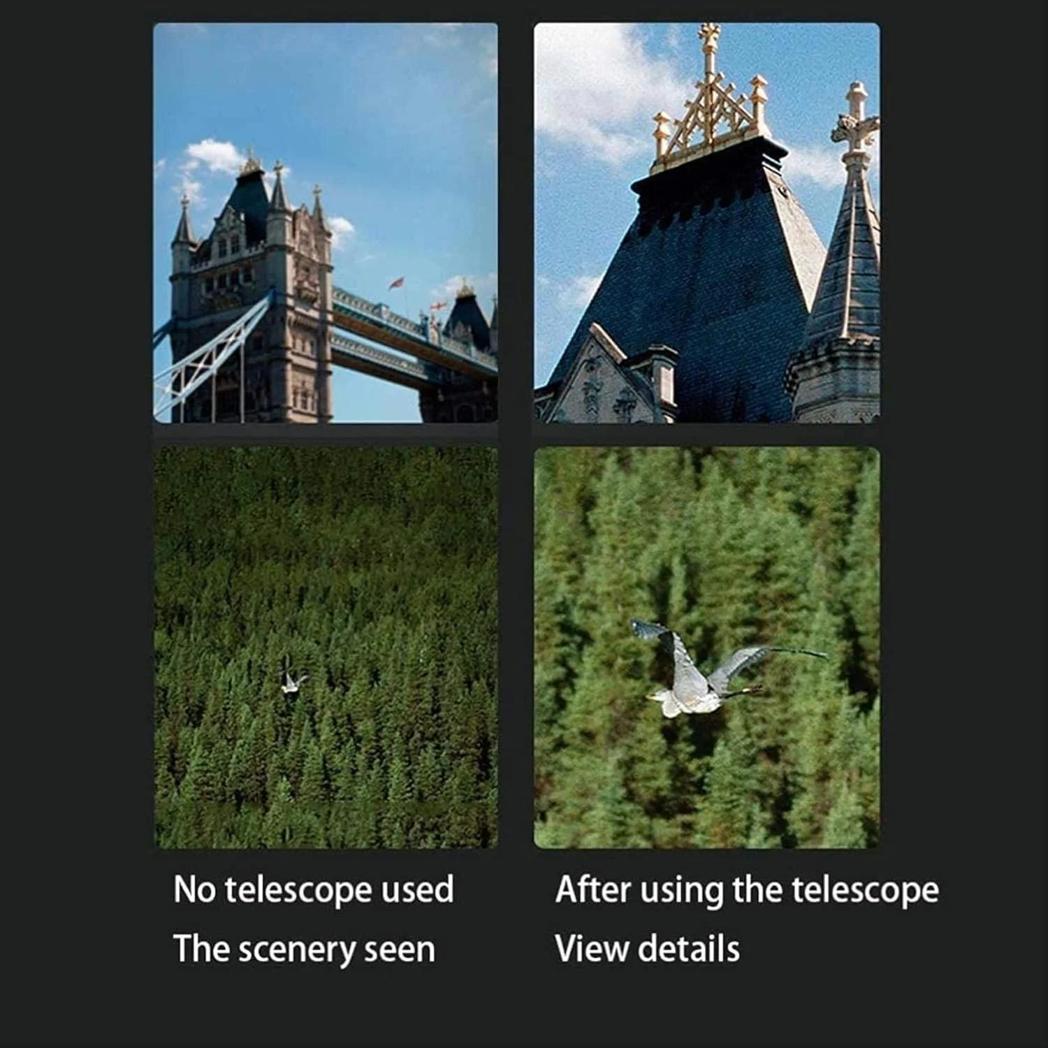 تلسکوپ کاتادیوپتریک قدرتمند قابل حمل کانبن برای مبتدیان، تلسکوپ منوچشمی 80 میلی متری، تلسکوپ شکستنی، د