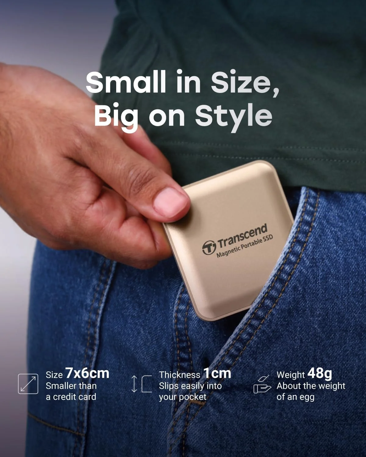 حافظه اس اس دی اکسترنال قابل حمل ترنسند مدل ESD420 با طراحی مغناطیسی، سرعت انتقال تا 2000 مگابایت بر ثانیه، پشتیبانی از Apple 4K ProRes، سازگار با MagSafe، مناسب برای iPhone15, 16, 17/iPad/Mac/تبلت/ویندوز/اندروید، USB 3.2 Gen2 (20Gbps) (طلایی شامپاینی، 2 ترابایت) حافظه اس اس دی اکسترنال قابل حمل ترنسند مدل ESD420 با طراحی مغناطیسی، سرعت انتقال تا 2000 مگابایت بر ثانیه، پشتیبانی از Apple 4K ProRes، سازگار با MagSafe، مناسب برای iPhone15, 16, 17/iPad/Mac/تبلت/ویندوز/اندروید، USB 3.2 Gen2 (20Gbps) (طلایی شامپاینی، 2 ترابایت)