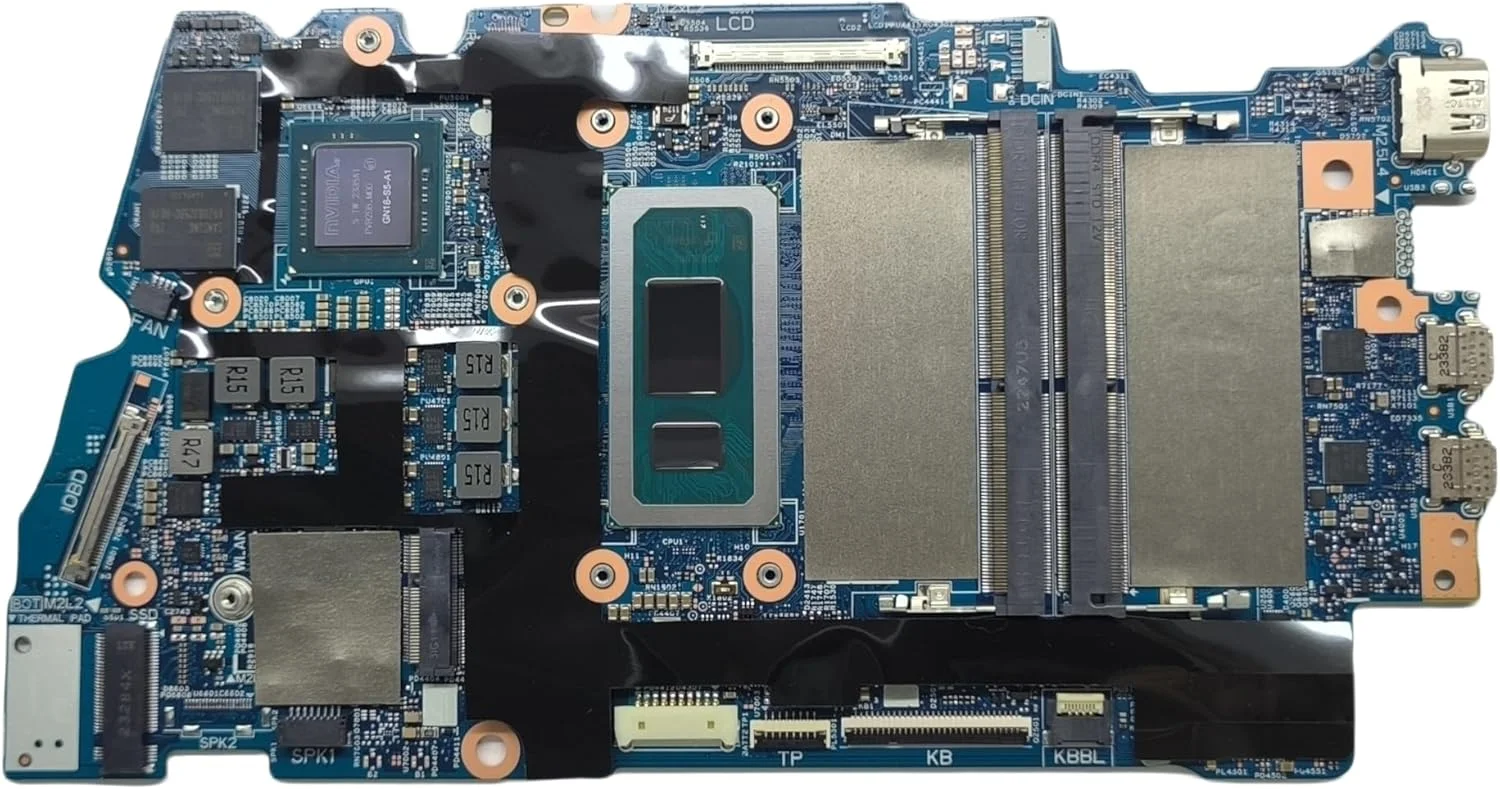 مادربرد جایگزین لپ تاپ ANTMAN 14N ADL DIS 213103-1 برای Dell Inspiron 14 7420 2-in-1، پردازنده i7-1255U، گرافیک MX550 2G، شماره قطعه 0VNRFV 0VNRFV