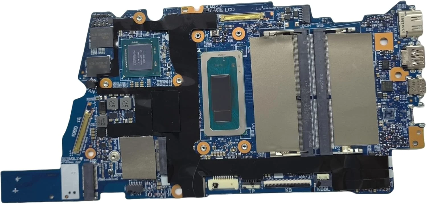 مادربرد جایگزین لپ تاپ ODIN N ADL DDR4 DIS 213267-1 برای Dell Inspiron 5620، برد سیستم i5-1240P، پردازنده MX570 2G VRAM 0D0Y1G D0Y1G