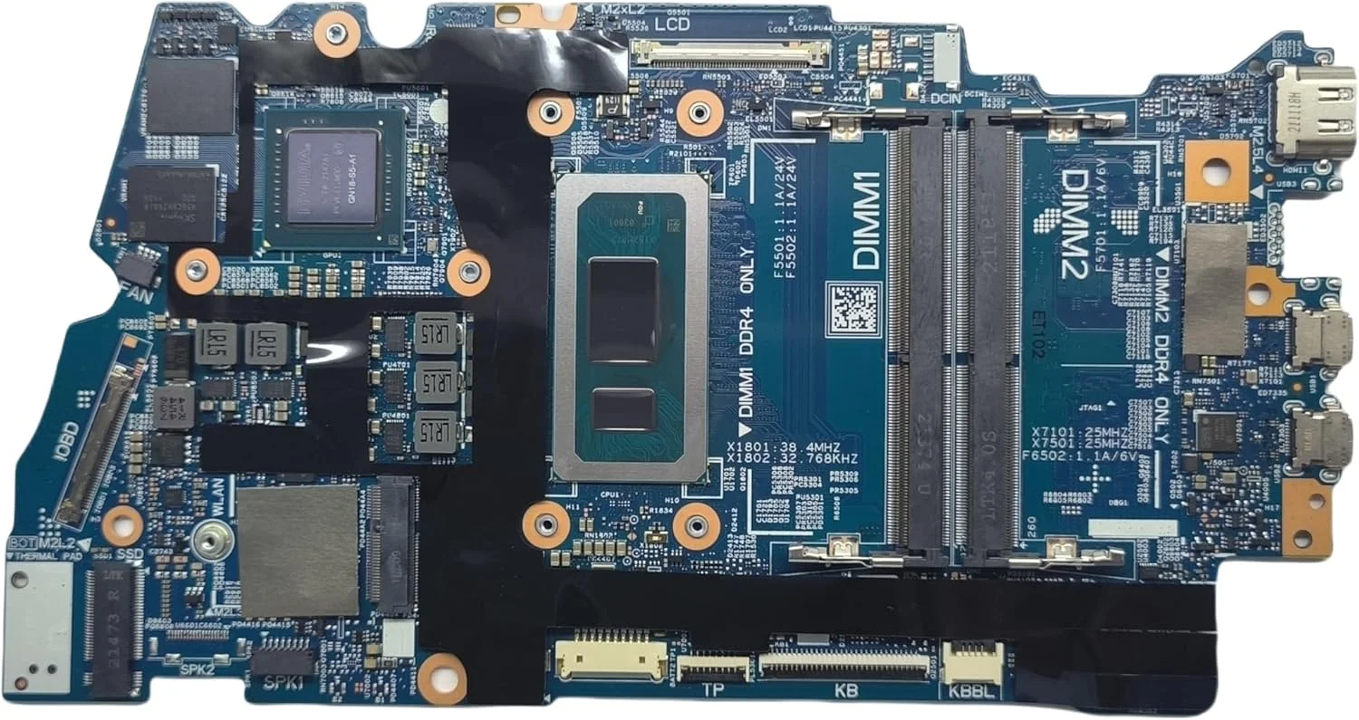 مادربرد جایگزین لپ تاپ ANTMAN 14N ADL DIS 213103-1 برای Dell Inspiron 14 7420 2-in-1، پردازنده i5-1235U، گرافیک MX550 2G، شماره قطعه 0DC5DP DC5DP