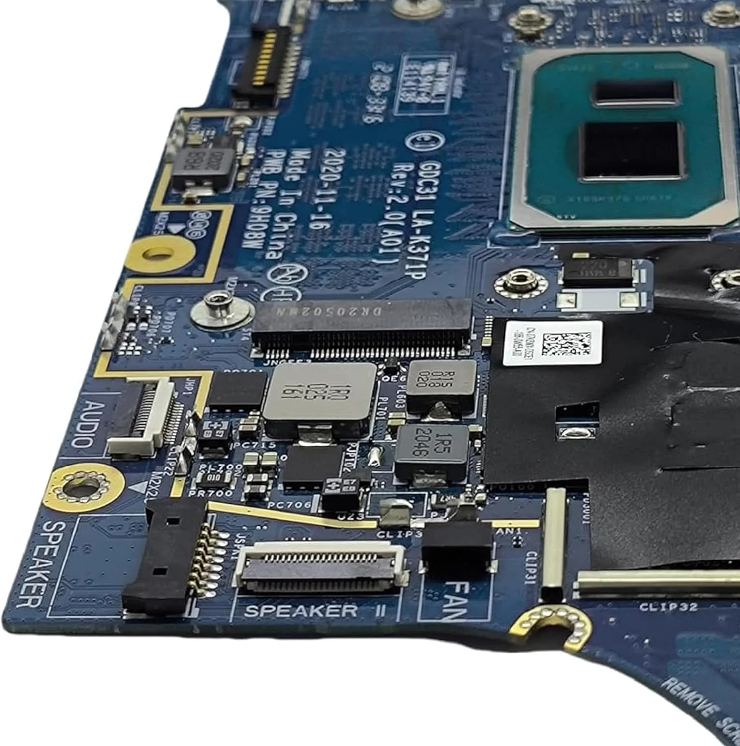 مادربرد جایگزین 0798WG 798WG برای لپ تاپ Dell Latitude 7420 مدل GDC31 LA-K371P، پردازنده i7-1185G7، حافظه 8G FCBGA1449 مادربرد جایگزین 0798WG 798WG برای لپ تاپ Dell Latitude 7420 مدل GDC31 LA-K371P، پردازنده i7-1185G7، حافظه 8G FCBGA1449