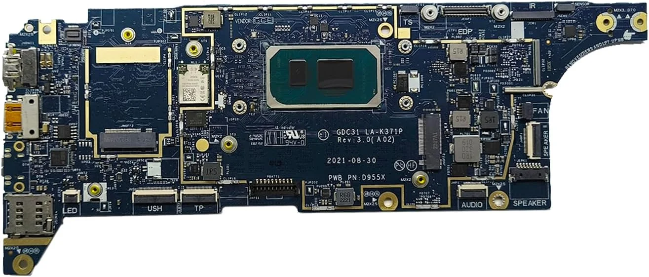 مادربرد جایگزین 0PKK8F PKK8F برای لپ تاپ Dell Latitude 7320 مدل LA-K371P، پردازنده i7-1185G7 و 32 گیگابایت رم مادربرد جایگزین 0PKK8F PKK8F برای لپ تاپ Dell Latitude 7320 مدل LA-K371P، پردازنده i7-1185G7 و 32 گیگابایت رم