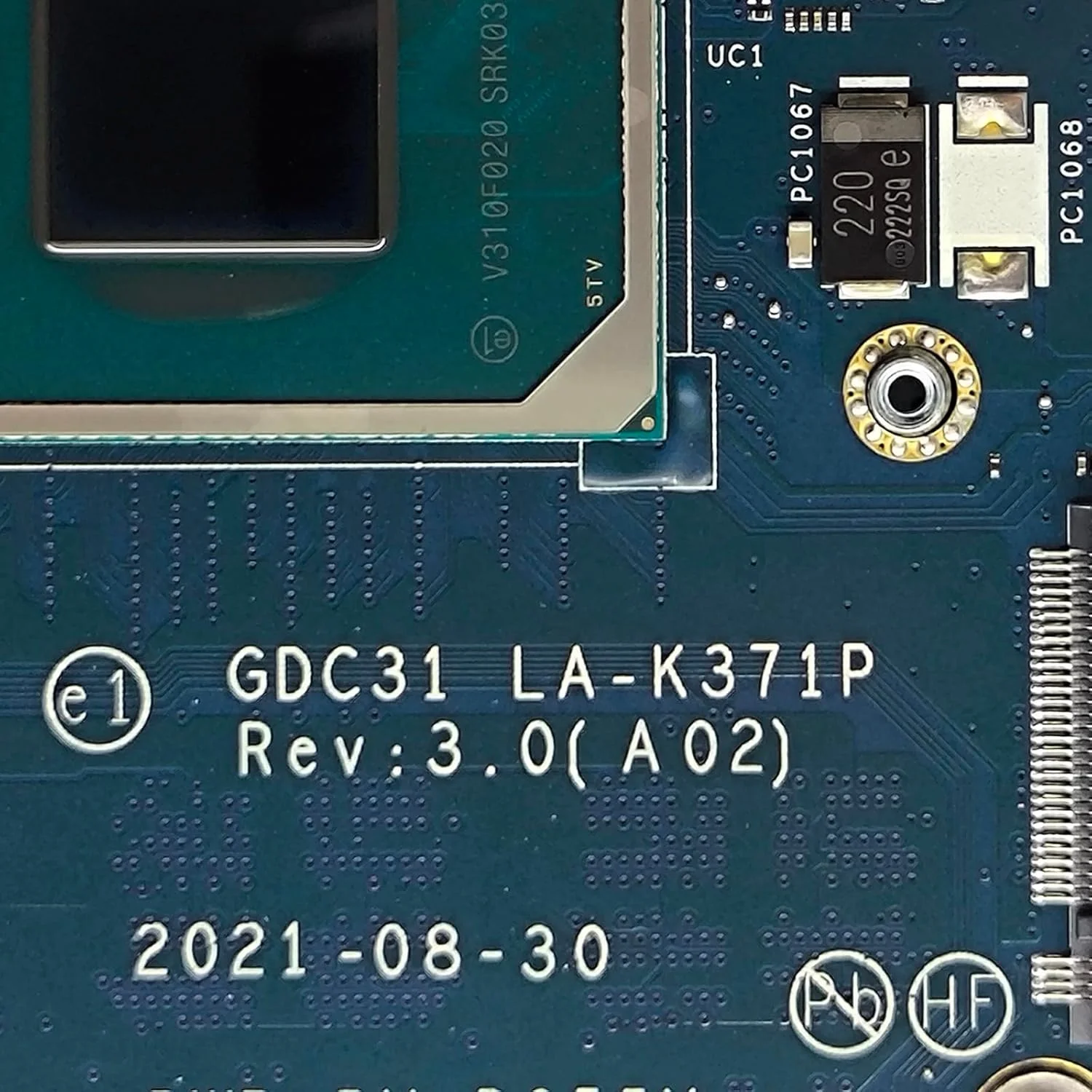 مادربرد جایگزین 0XNWXV XNWXV برای لپ تاپ Dell Latitude 7420 مدل GDC31 LA-K371P، پردازنده i5-1145G7 و 8 گیگابایت رم مادربرد جایگزین 0XNWXV XNWXV برای لپ تاپ Dell Latitude 7420 مدل GDC31 LA-K371P، پردازنده i5-1145G7 و 8 گیگابایت رم