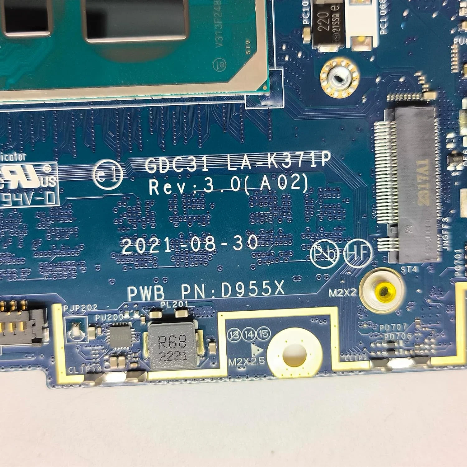 مادربرد جایگزین 0PKK8F PKK8F برای لپ تاپ Dell Latitude 7320 مدل LA-K371P، پردازنده i7-1185G7 و 32 گیگابایت رم مادربرد جایگزین 0PKK8F PKK8F برای لپ تاپ Dell Latitude 7320 مدل LA-K371P، پردازنده i7-1185G7 و 32 گیگابایت رم