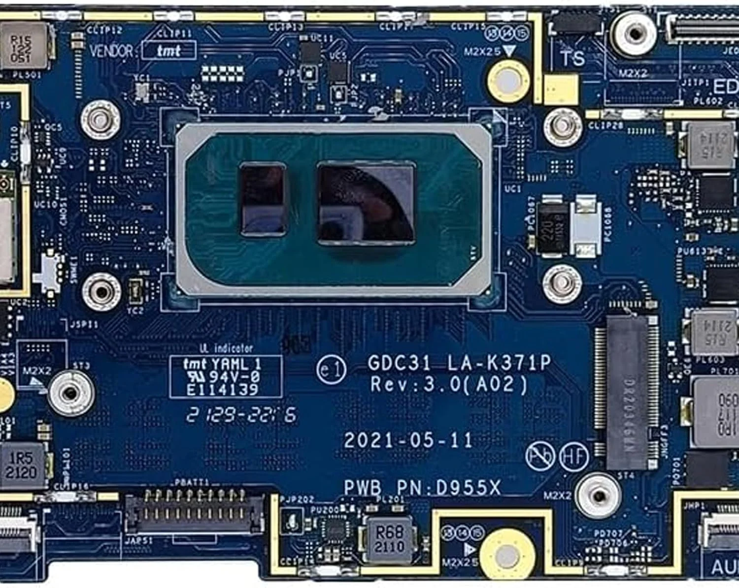 مادربرد جایگزین 0XNWXV XNWXV برای لپ تاپ Dell Latitude 7420 مدل GDC31 LA-K371P، پردازنده i5-1145G7 و 8 گیگابایت رم مادربرد جایگزین 0XNWXV XNWXV برای لپ تاپ Dell Latitude 7420 مدل GDC31 LA-K371P، پردازنده i5-1145G7 و 8 گیگابایت رم