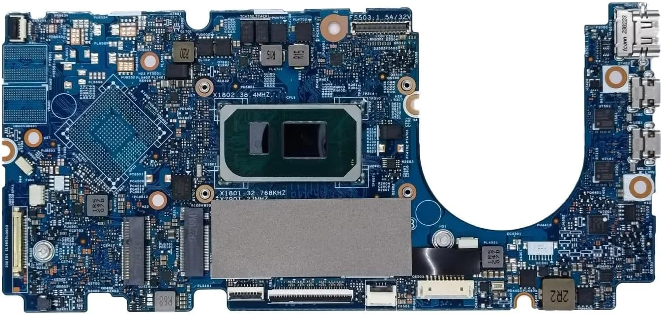 مادربرد جایگزین 0P2TVG P2TVG برای لپ تاپ Dell Inspiron 5310 مدل M00NKNIGHT N13 TGL 203121-1، پردازنده i7-11370H و 8 گیگابایت رم