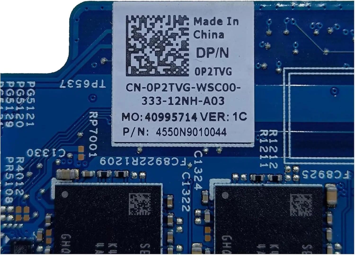 مادربرد جایگزین 0P2TVG P2TVG برای لپ تاپ Dell Inspiron 5310 مدل M00NKNIGHT N13 TGL 203121-1، پردازنده i7-11370H و 8 گیگابایت رم