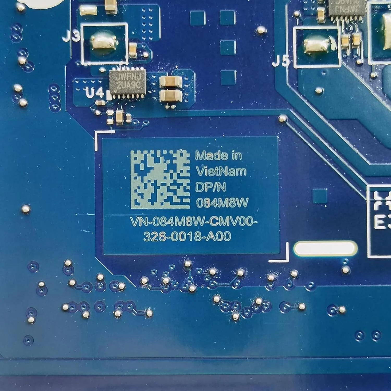 مادربرد جایگزین 084M8W 84M8W برای لپ تاپ Dell Inspiron 15 3535 مدل IDH52 LA-M365P، پردازنده 7220U و 8 گیگابایت رم