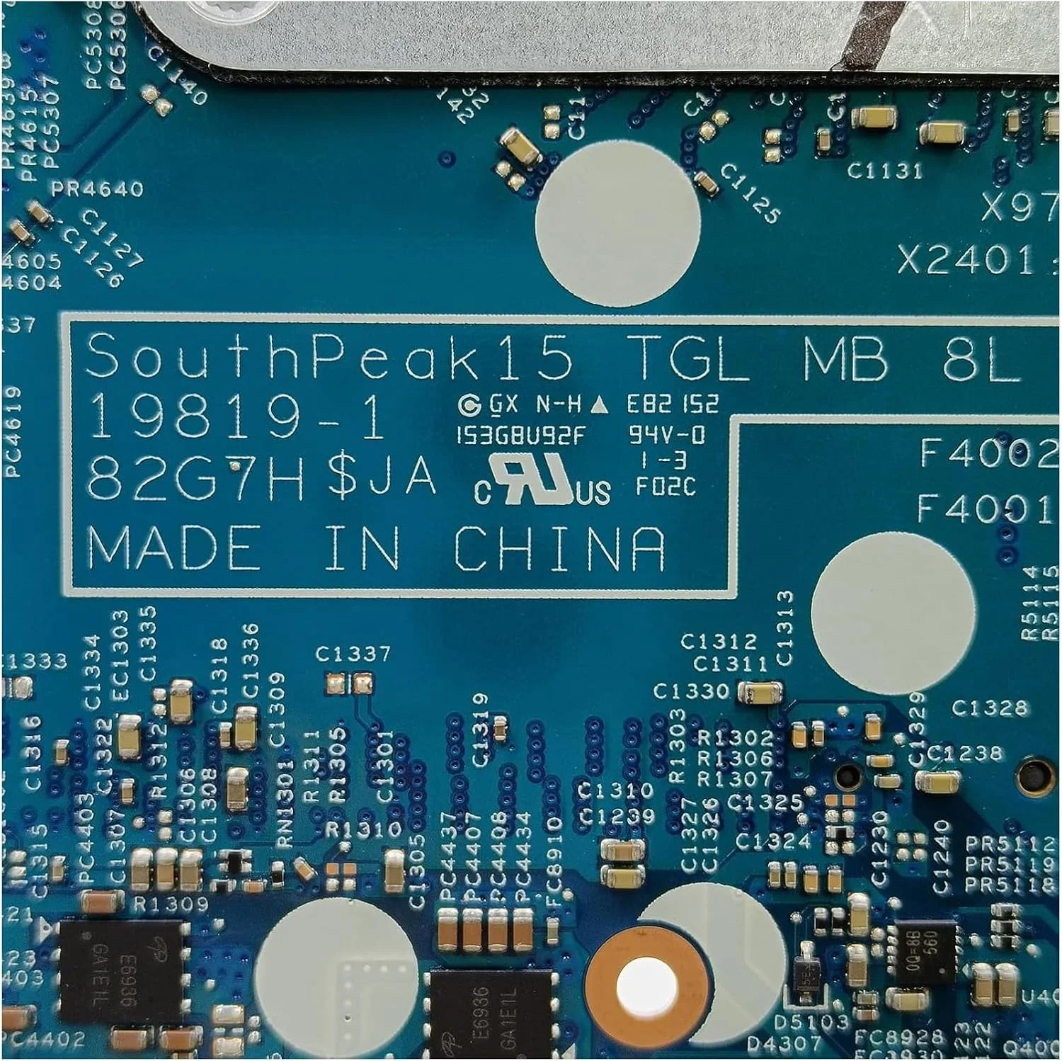 مادربرد جایگزین دل Precision 3560، مدل 0P9MHC P9MHC، South Peak 15 TGL MB 8L 19819-1، بورد اصلی سیستم با پردازنده i7-1185G7 مادربرد جایگزین دل Precision 3560، مدل 0P9MHC P9MHC، South Peak 15 TGL MB 8L 19819-1، بورد اصلی سیستم با پردازنده i7-1185G7