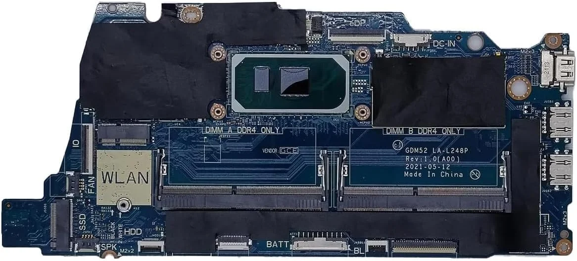مادربرد جایگزین 02XXV4 2XXV4 برای لپ تاپ دل Inspiron 15 3511 مدل GDM52 LA-L248P، پردازنده i5-1035G1