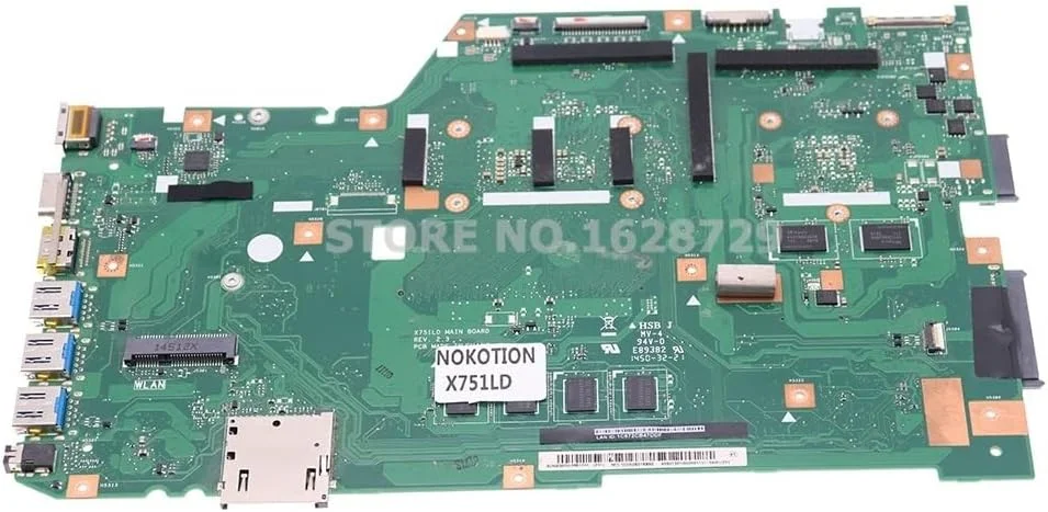 مادربرد X751LD برای لپ تاپ های X751LA X751LAB X751LD X751L مدل I5-5200U با پردازنده گرافیکی 920M و حافظه 4 گیگابایت مادربرد X751LD برای لپ تاپ های X751LA X751LAB X751LD X751L مدل I5-5200U با پردازنده گرافیکی 920M و حافظه 4 گیگابایت