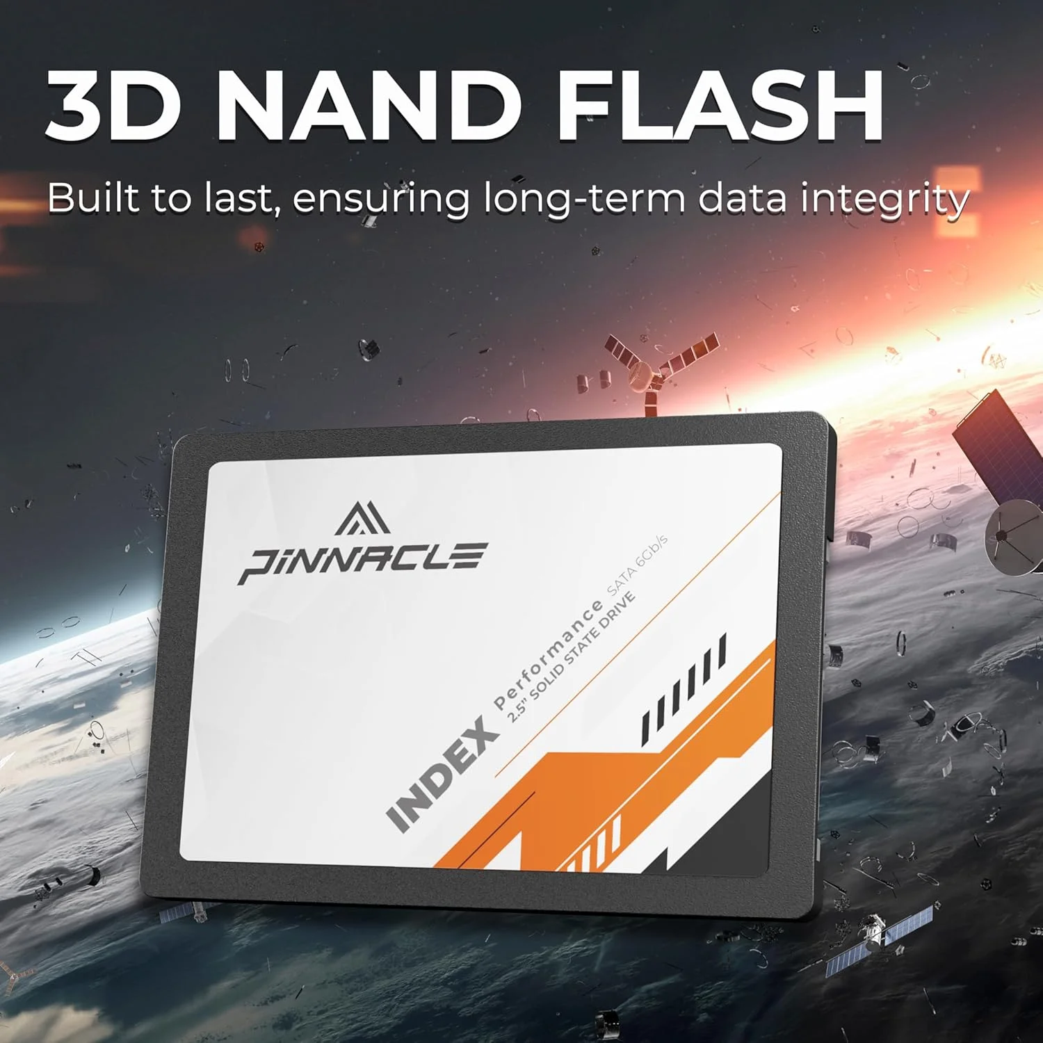 حافظه اس اس دی 256 گیگابایتی Timetec 3D NAND QLC SATA III 6Gb/s 2.5 اینچی 7 میلی‌متری (0.28 اینچ) سرعت خواندن تا 530 مگابایت بر ثانیه SLC Cache Performance Boost درایو حالت جامد داخلی برای کامپیوتر PC و لپ تاپ (256 گیگابایت)