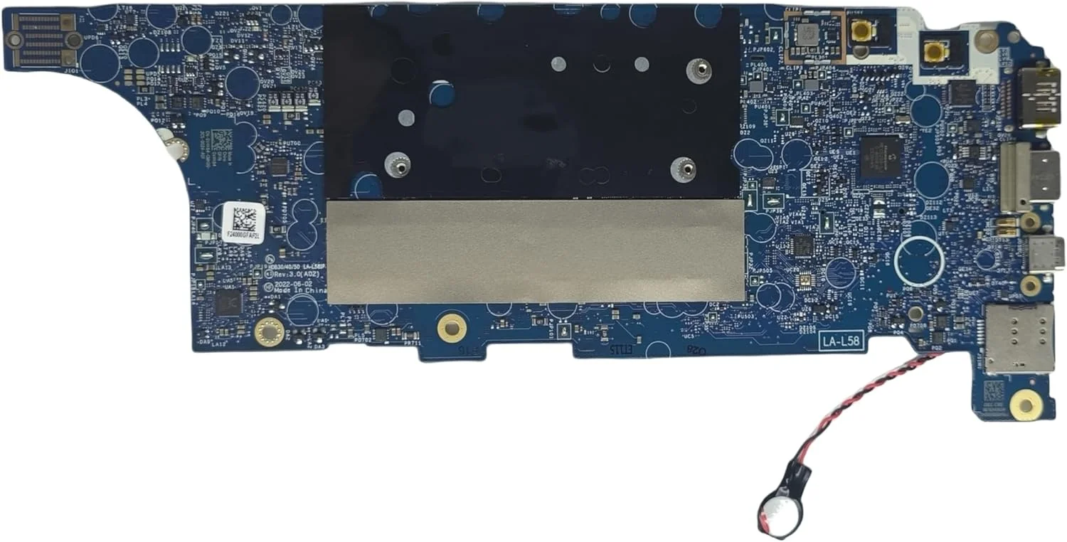 مادربرد جایگزین لپ تاپ HDB30 /40/50 LA-L581P برای Dell Latitude 7330، پردازنده i5-1235U، رم 8 گیگابایتی، 0VXK64 VXK64