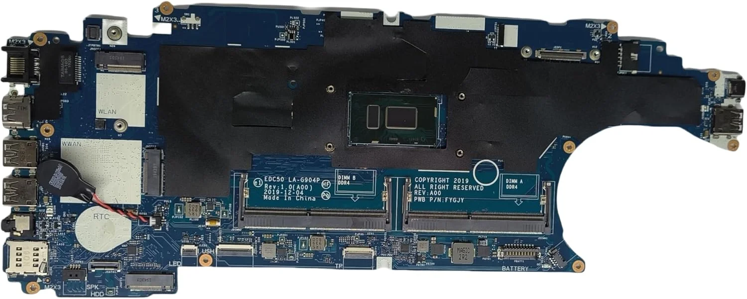 مادربرد جایگزین لپ تاپ EDC50 LA-G904P برای Dell Latitude 5500، پردازنده i5-8350U، شماره قطعه 0WFWP1 WFWP1 مادربرد جایگزین لپ تاپ EDC50 LA-G904P برای Dell Latitude 5500، پردازنده i5-8350U، شماره قطعه 0WFWP1 WFWP1