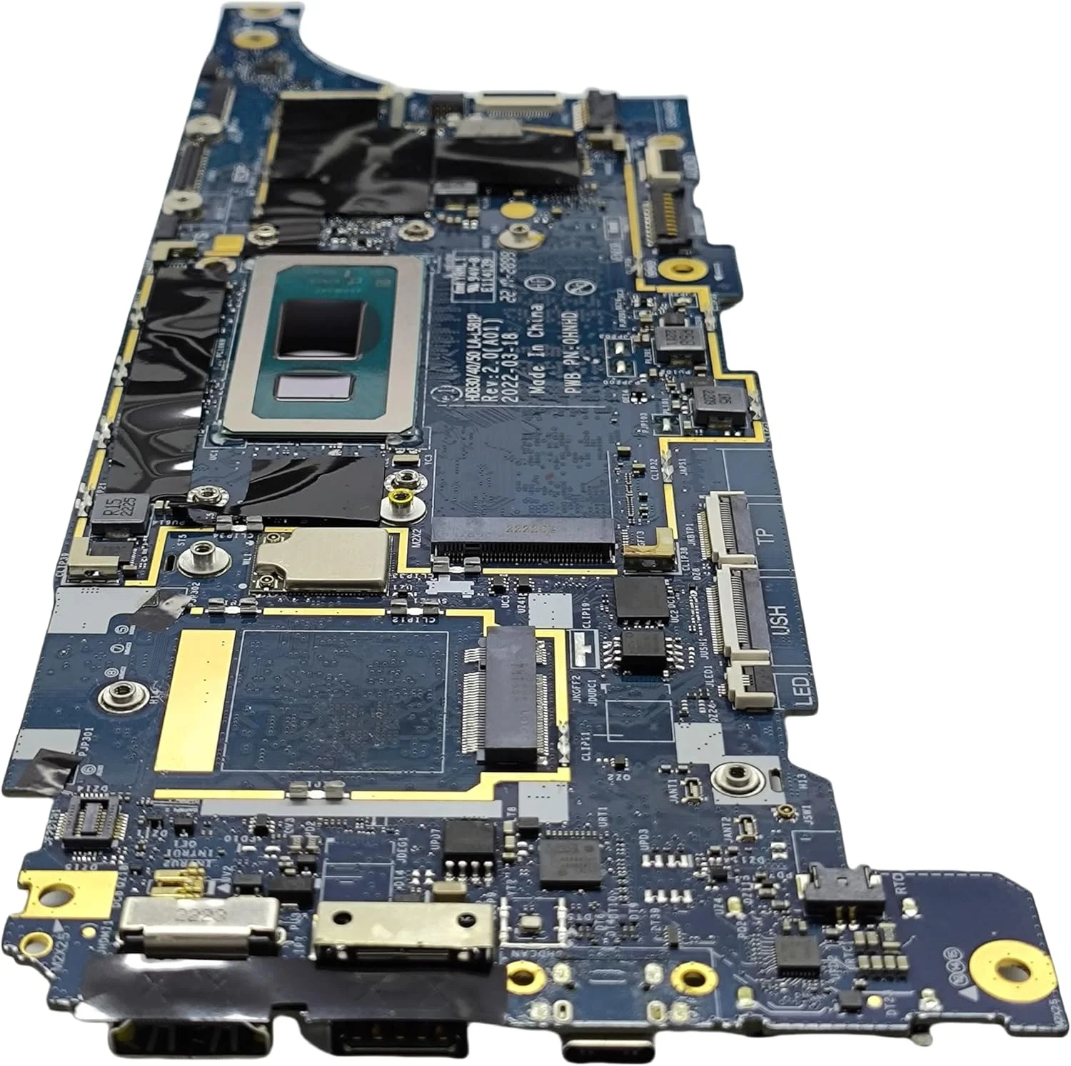 مادربرد جایگزین لپ تاپ HDB30 /40/50 LA-L581P برای Dell Latitude 7330، پردازنده i5-1245U، رم 32 گیگابایت، 0C2F4N C2F4N