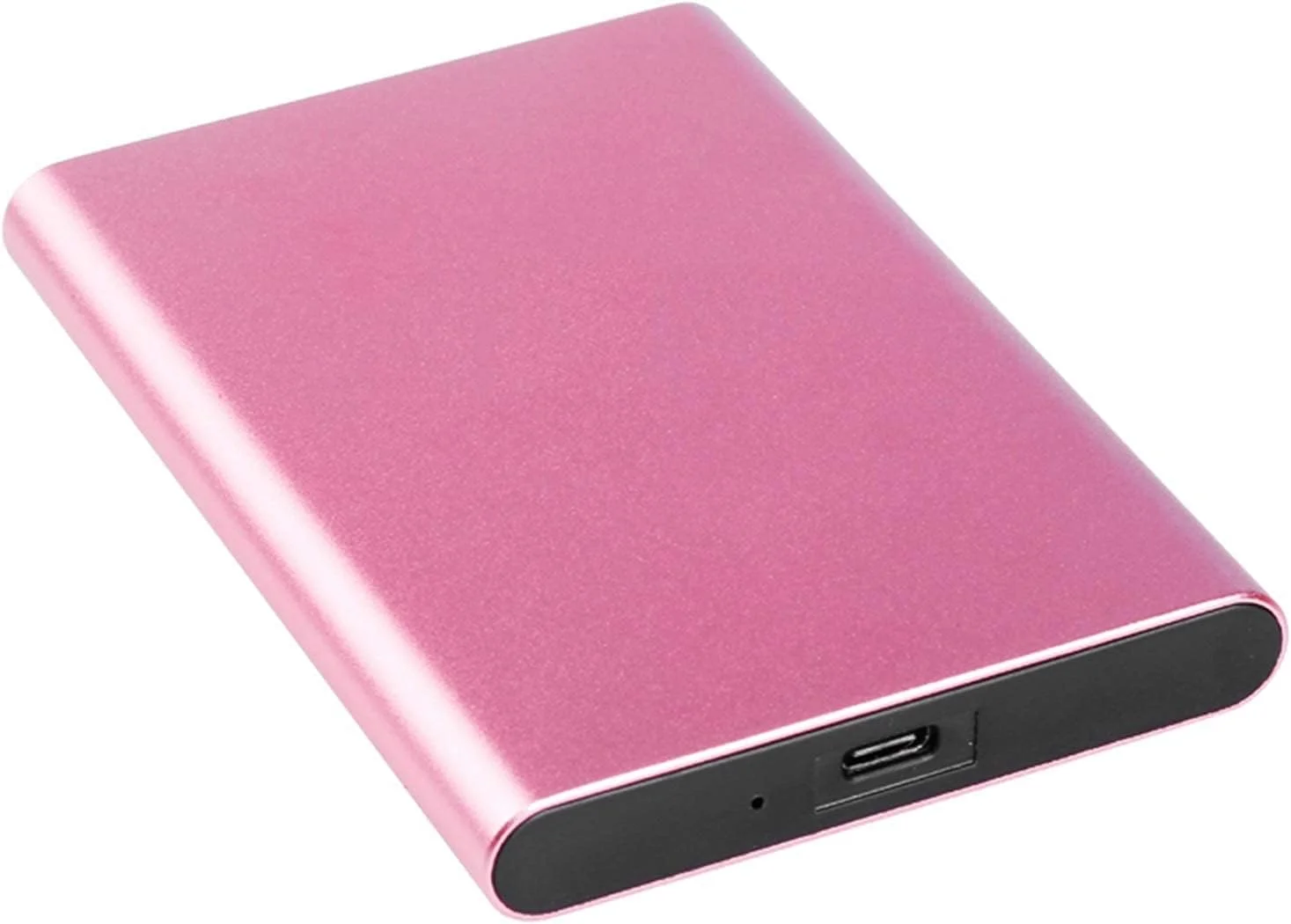 هارد اکسترنال SSD یک ترابایت / 512 گیگابایت / 256 گیگابایت / 128 گیگابایت، USB 3.1 Gen 2 Type-C قابل حمل، مناسب برای کامپیوتر، لپ تاپ، مک بوک، تلویزیون هوشمند (256 گیگابایت، صورتی)