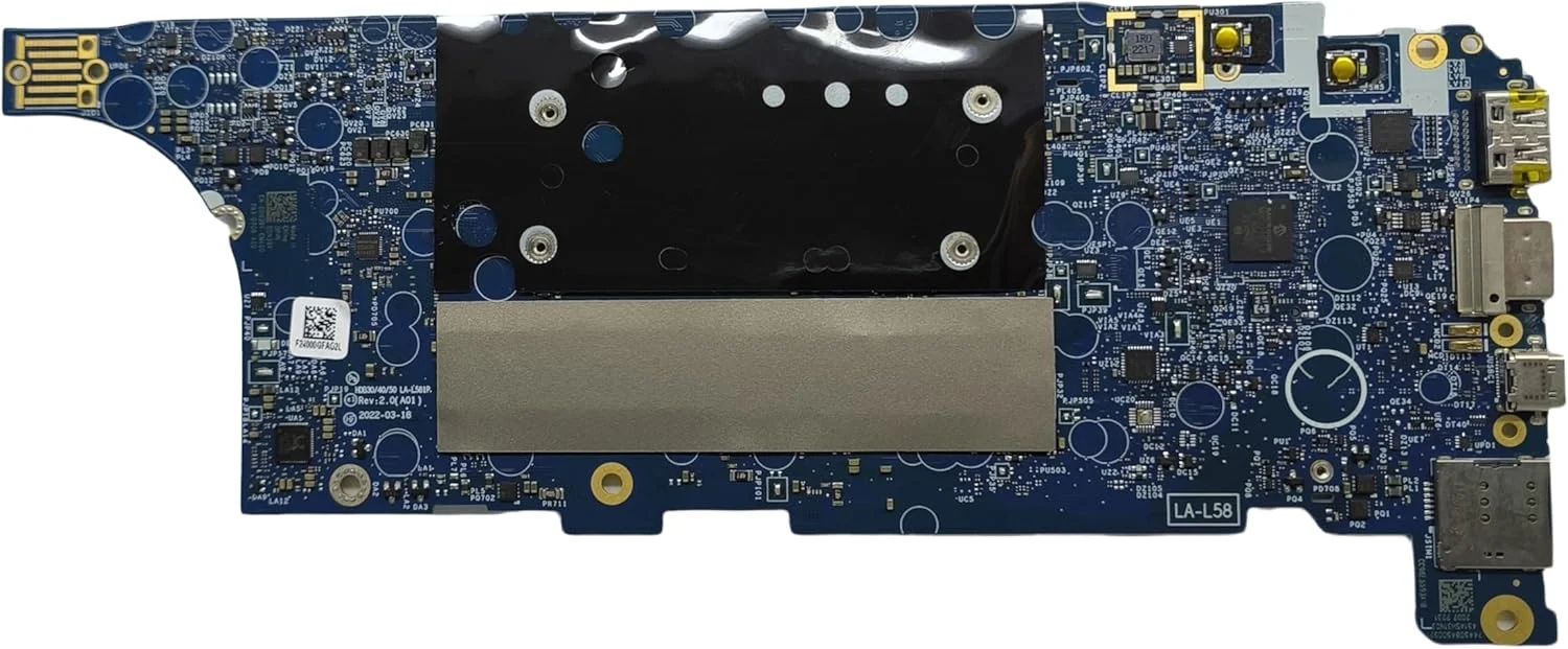 مادربرد جایگزین لپ تاپ HDB30 /40/50 LA-L581P برای Dell Latitude 7330، پردازنده i5-1245U، رم 16 گیگابایت، 00N39X 0N39X مادربرد جایگزین لپ تاپ HDB30 /40/50 LA-L581P برای Dell Latitude 7330، پردازنده i5-1245U، رم 16 گیگابایت، 00N39X 0N39X