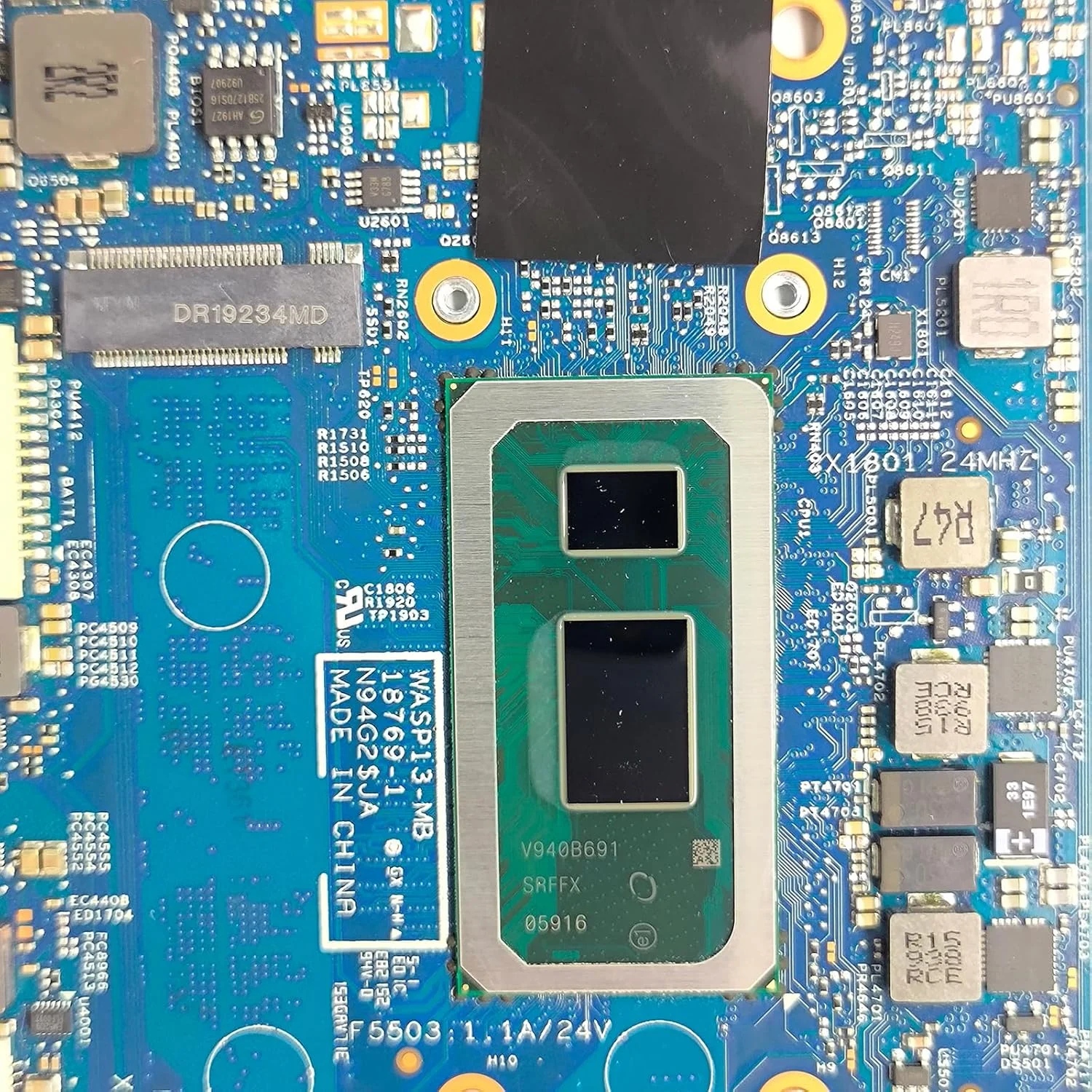 مادربرد جایگزین لپ تاپ WASP13 18769-1 برای Dell Insprion 5390، پردازنده i5-8265U، رم 8 گیگابایت، 0H3JXX H3JXX مادربرد جایگزین لپ تاپ WASP13 18769-1 برای Dell Insprion 5390، پردازنده i5-8265U، رم 8 گیگابایت، 0H3JXX H3JXX