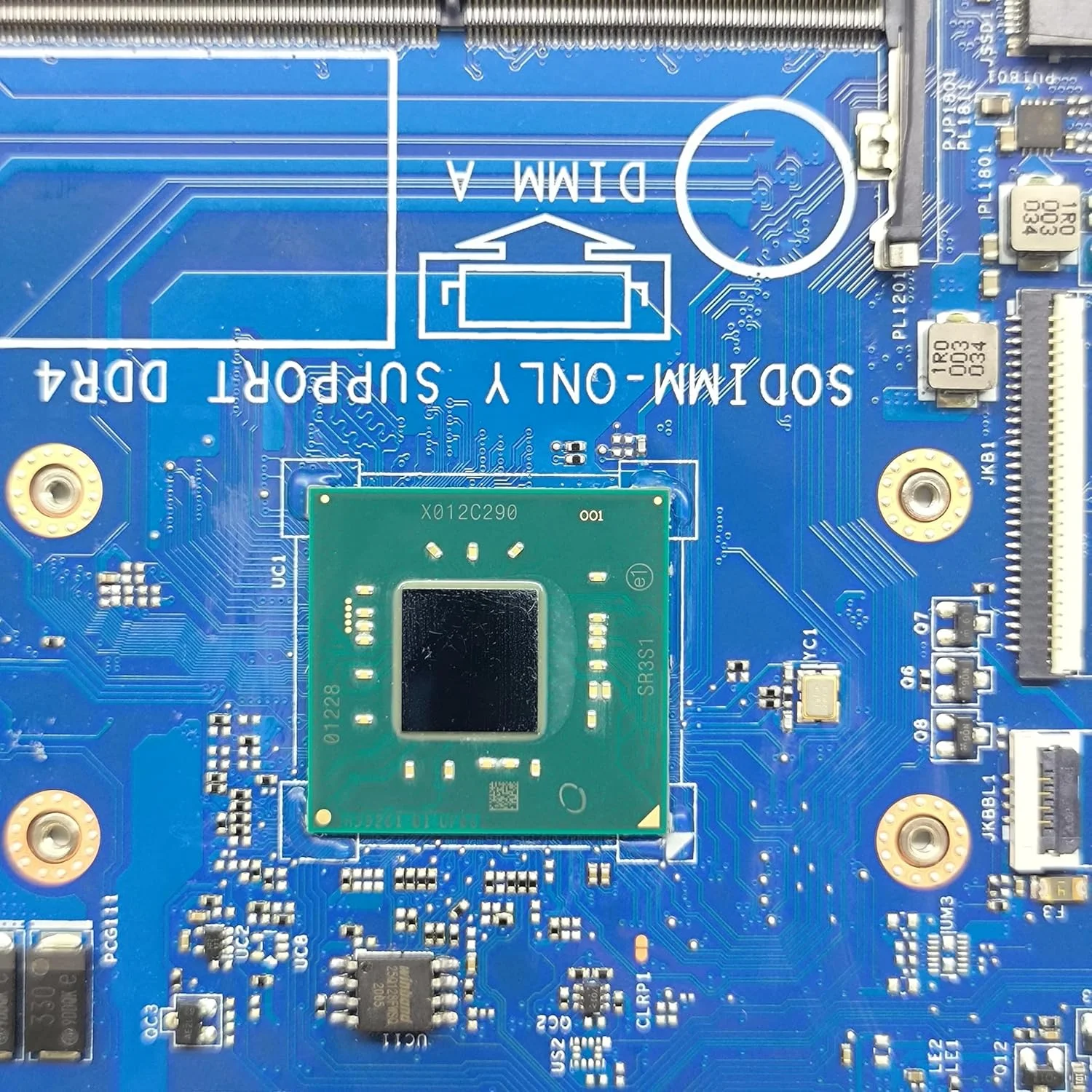 مادربرد جایگزین لپ تاپ EDI55 LA-G094P برای Dell Inspiron 3582، برد سیستم با پردازنده N4000، شماره قطعه 0JRMXR JRMXR