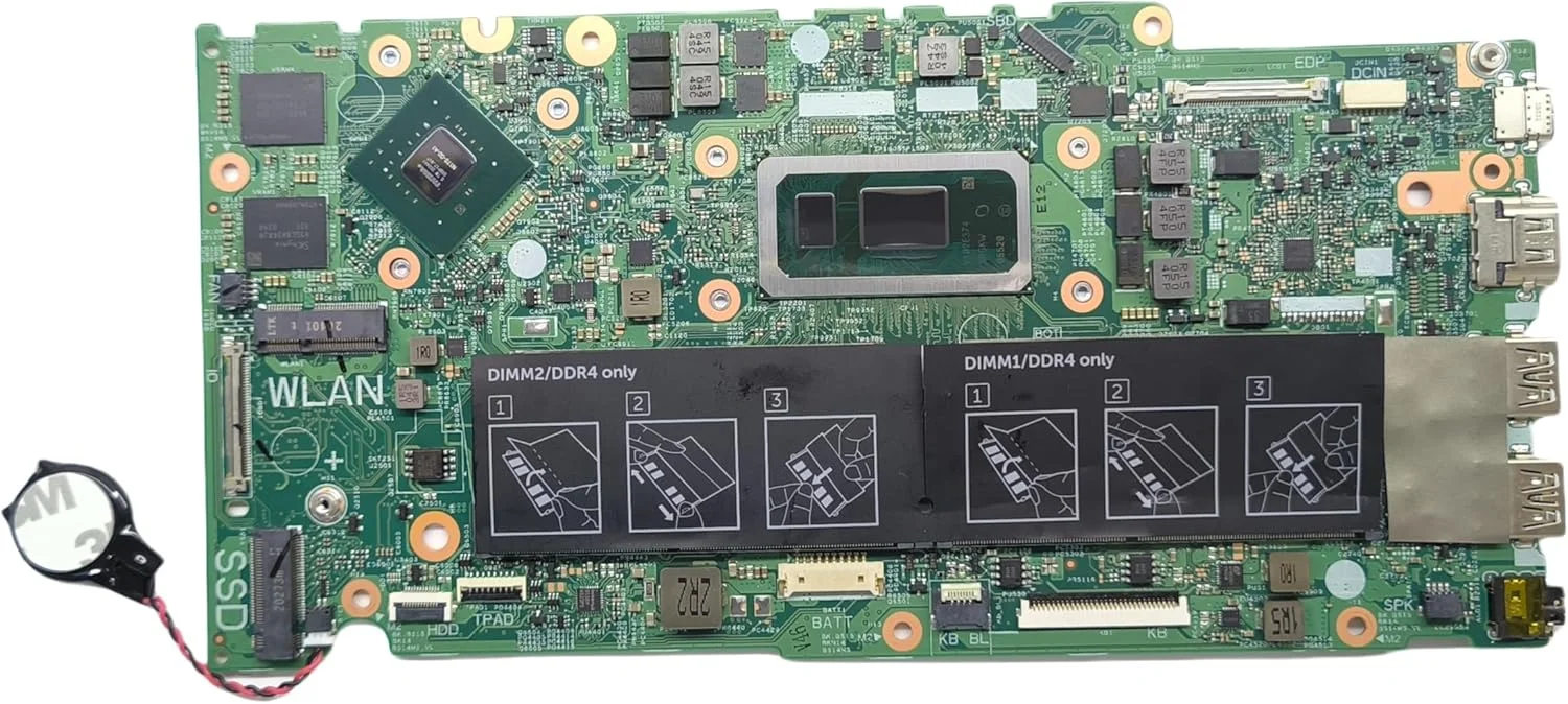 مادربرد جایگزین لپ تاپ مدل Bucky/BenSolo WHL/CNL 17859-1 برای Dell Inspiron 5591 2-in-1، پردازنده i7-10510U، کارت گرافیک MX230 2GB، شماره قطعه 0J0N00 J0N00