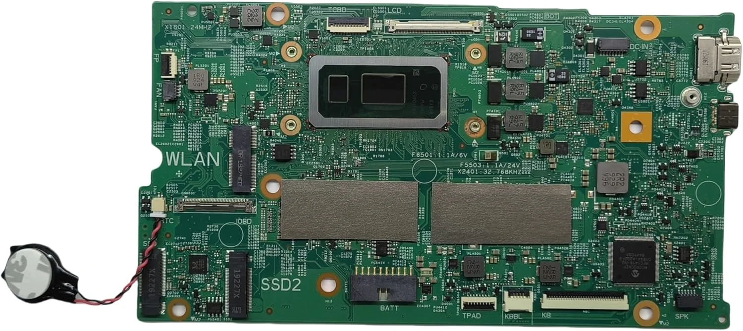 مادربرد جایگزین لپ تاپ مدل Rogue one 13 8L 17925-2 برای Dell Inspiron 7386 2-in-1، پردازنده i7-8565U، رم 8 گیگابایت، 0V86CW V86CW