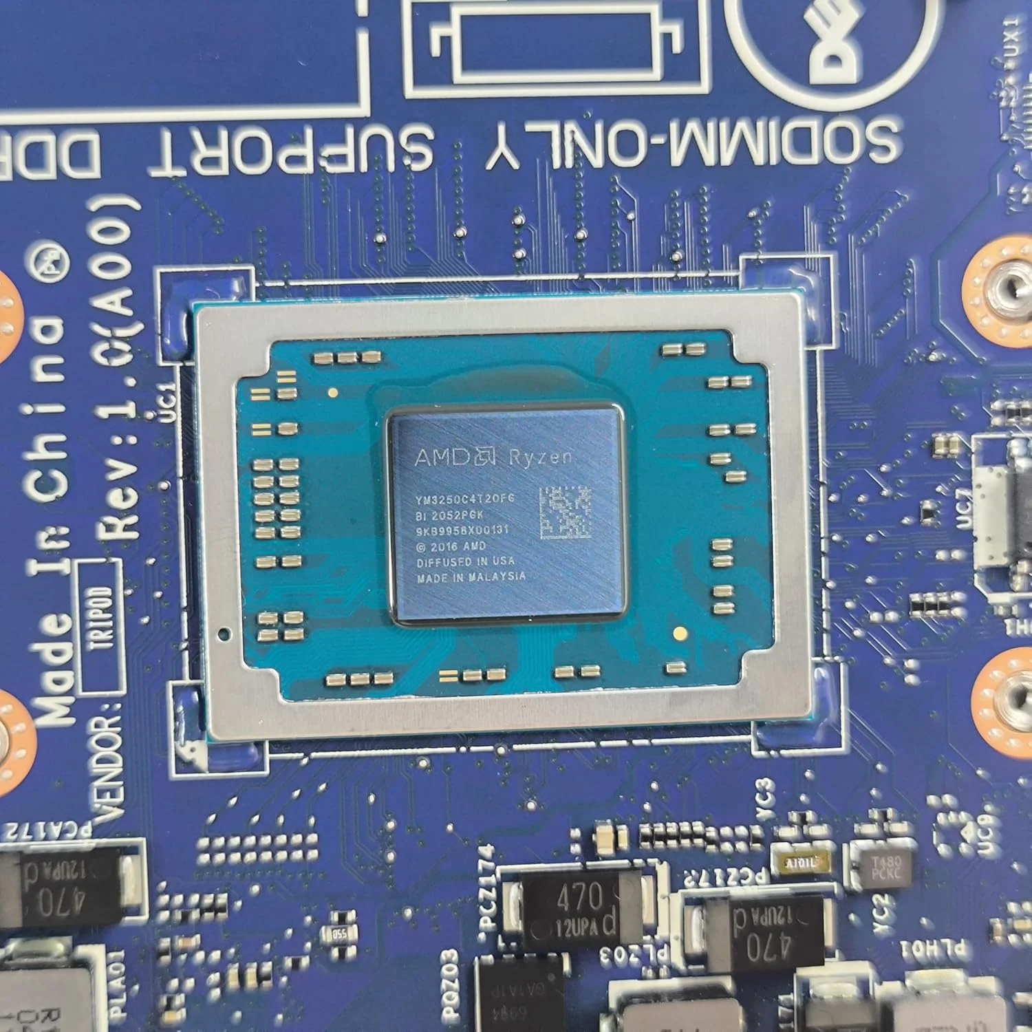 مادربرد جایگزین لپ تاپ GDI53 LA-K037P برای Dell Inspiron 3505، برد اصلی سیستم با پردازنده R3-3250U، شماره قطعه 0N8PW3 N8PW3 مادربرد جایگزین لپ تاپ GDI53 LA-K037P برای Dell Inspiron 3505، برد اصلی سیستم با پردازنده R3-3250U، شماره قطعه 0N8PW3 N8PW3