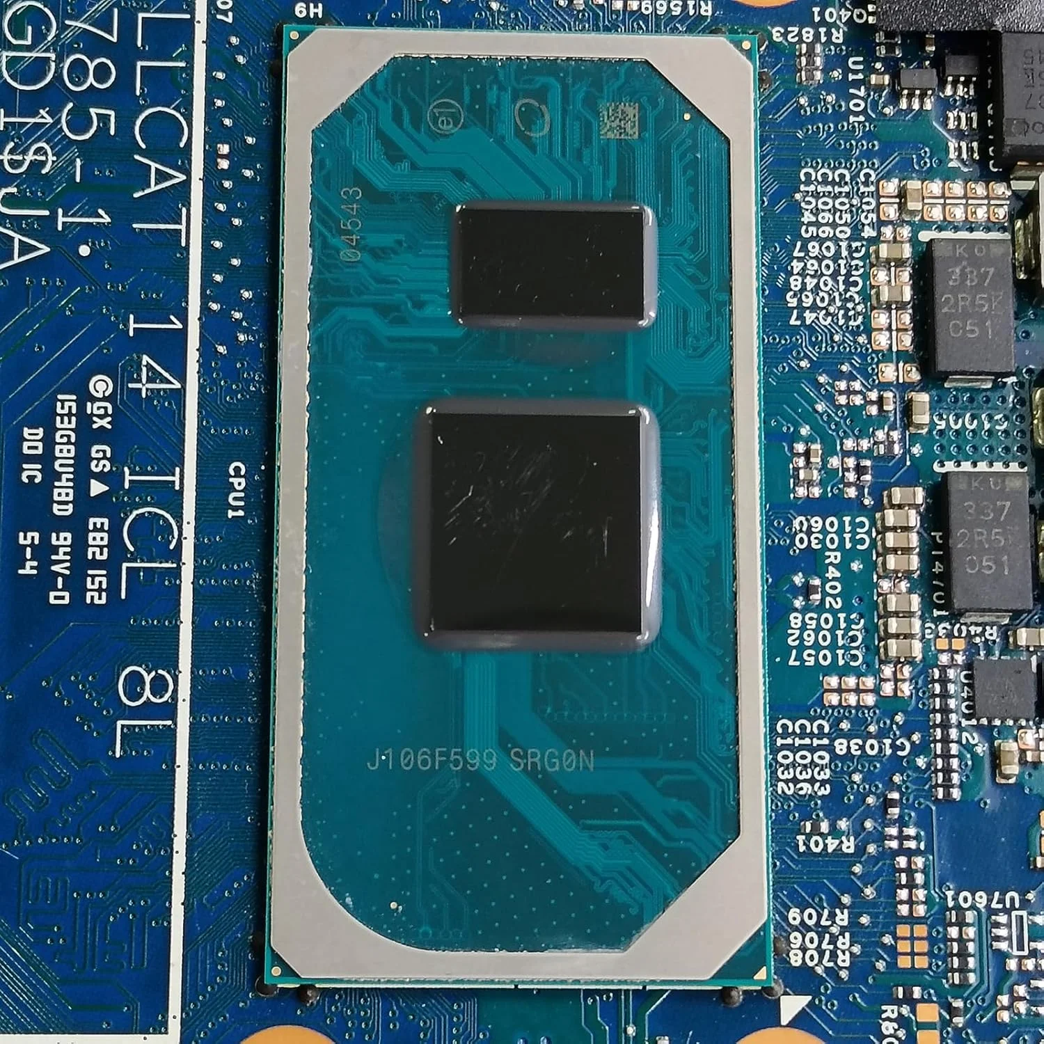 مادربرد جایگزین برای دل Inspiron 7500 2-in-1 مدل HELLCAT 14 ICL 8L 19785-1 با پردازنده i7-1065G7 و شماره قطعه 07K5DX 7K5DX