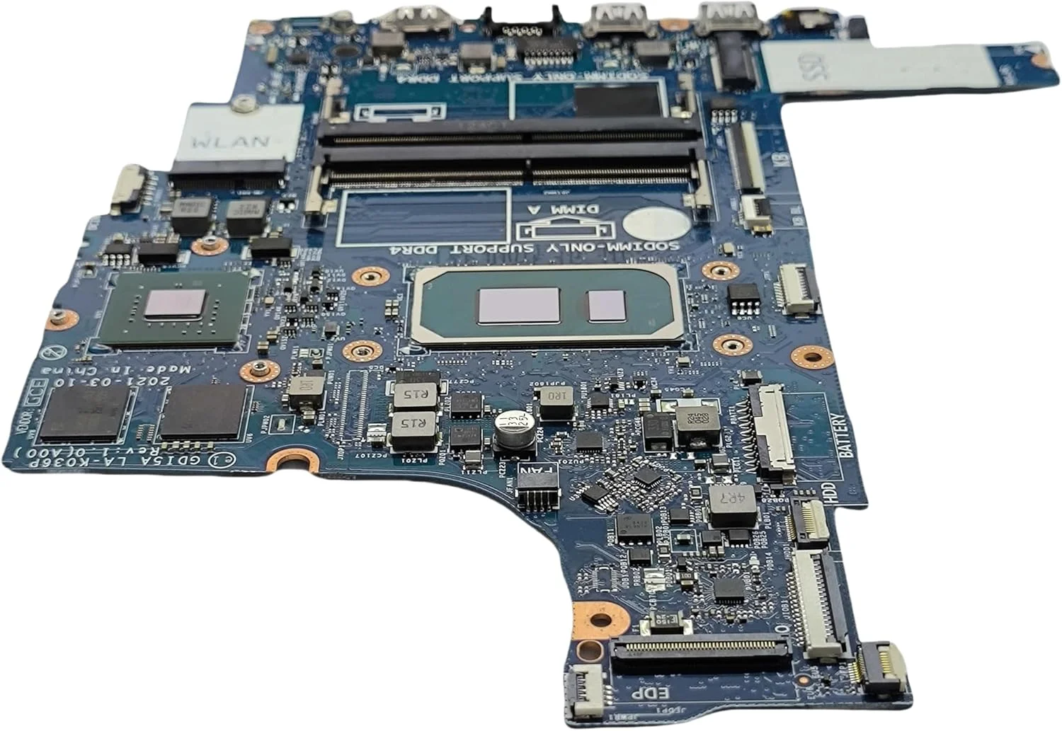 مادربرد جایگزین لپ تاپ GDI5A LA-K036P برای Dell Inspiron 3501، برد اصلی سیستم با پردازنده i5-1135G7 و گرافیک MX330 2G، شماره قطعه 0PCVD6 PCVD6 مادربرد جایگزین لپ تاپ GDI5A LA-K036P برای Dell Inspiron 3501، برد اصلی سیستم با پردازنده i5-1135G7 و گرافیک MX330 2G، شماره قطعه 0PCVD6 PCVD6