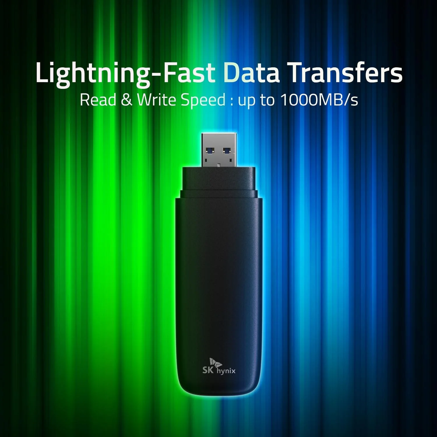 اس اس دی اکسترنال SK Hynix Tube T31 با ظرفیت 1 ترابایت، نوع استیک با DRAM | سرعت تا 1000 مگابایت بر ثانیه | 10 گیگابیت بر ثانیه | USB-A 3.2 Gen2 | سازگار با PS4/PS5، ایکس باکس، ویندوز PC و مک