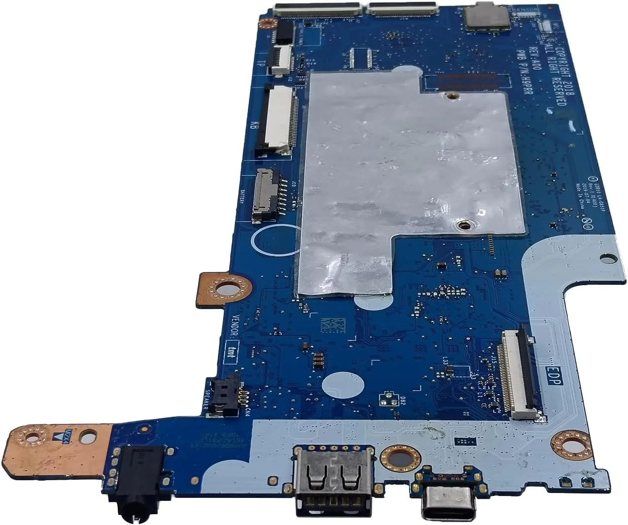 مادربرد جایگزین لپ تاپ EDB10 LA-G851P برای Dell Chromebook 3100، پردازنده N4020 1.1GHz دو هسته ای، 4 گیگابایت رم، 32 گیگابایت حافظه، 0VMPYY VMPYY (مناسب برای CHROMEBOOK 3100 2-in-1 نیست)