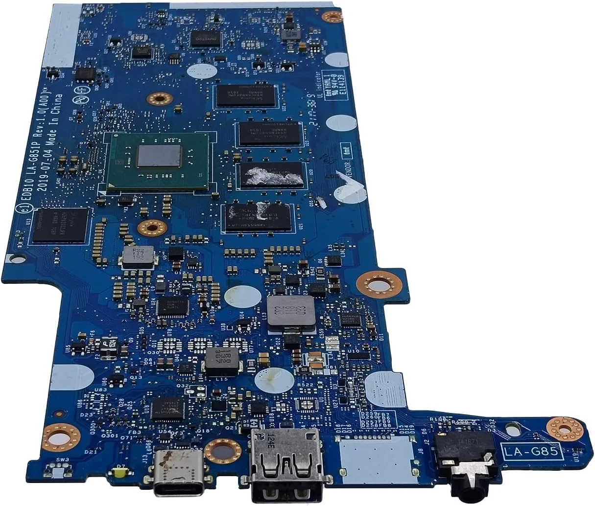 مادربرد جایگزین لپ تاپ EDB10 LA-G851P برای Dell Chromebook 3100، پردازنده N4020 1.1GHz دو هسته ای، 4 گیگابایت رم، 32 گیگابایت حافظه، 0VMPYY VMPYY (مناسب برای CHROMEBOOK 3100 2-in-1 نیست)