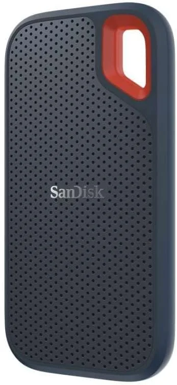 حافظه اس اس دی اکسترنال قابل حمل سن دیسک مدل SDSSDE60-1T00-G25 با ظرفیت 1 ترابایت، USB-C و USB 3.1 - خاکستری