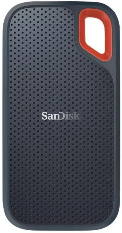 حافظه اس اس دی اکسترنال قابل حمل سن دیسک مدل SDSSDE60-1T00-G25 با ظرفیت 1 ترابایت، USB-C و USB 3.1 - خاکستری