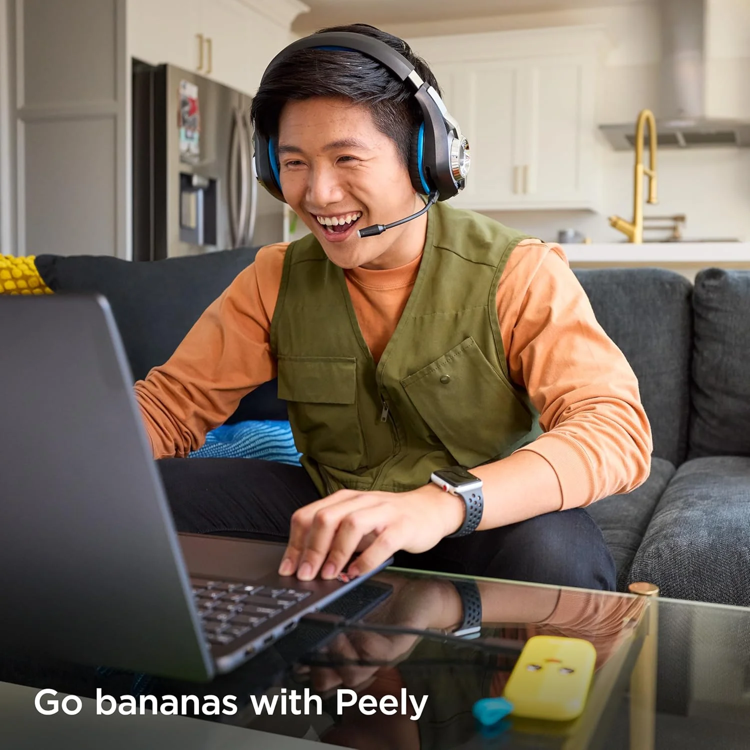 حافظه اس اس دی قابل حمل 2 ترابایتی SanDisk Fortnite، نسخه Peely - سرعت تا 800 مگابایت بر ثانیه، USB-C، USB 3.2 Gen 2، محافظت در برابر سقوط - SDSSDE30-2T00-G25F