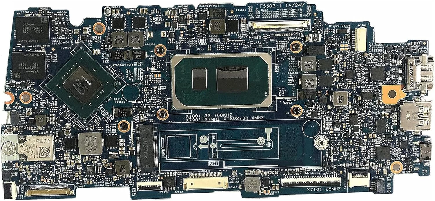 مادربرد جایگزین 084PY6 84PY6 برای لپ تاپ دل Inspiron 7400، برد اصلی سیستم 19765-1، پردازنده i7-1165G7، رم 8 گیگابایت، MX350 2 گیگابایت