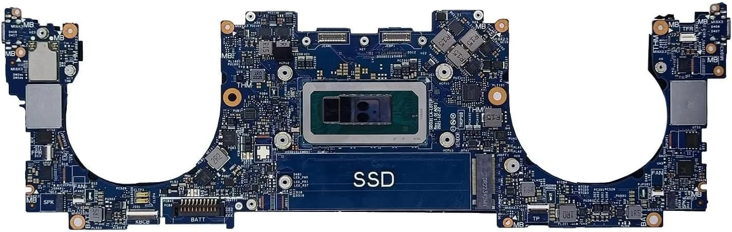 جایگزین 0CW9KM CW9KM برای مادربرد لپ تاپ Dell XPS 9320 مدل GD031 LA-L071P، پردازنده i7-1260P، رم 32 گیگابایت