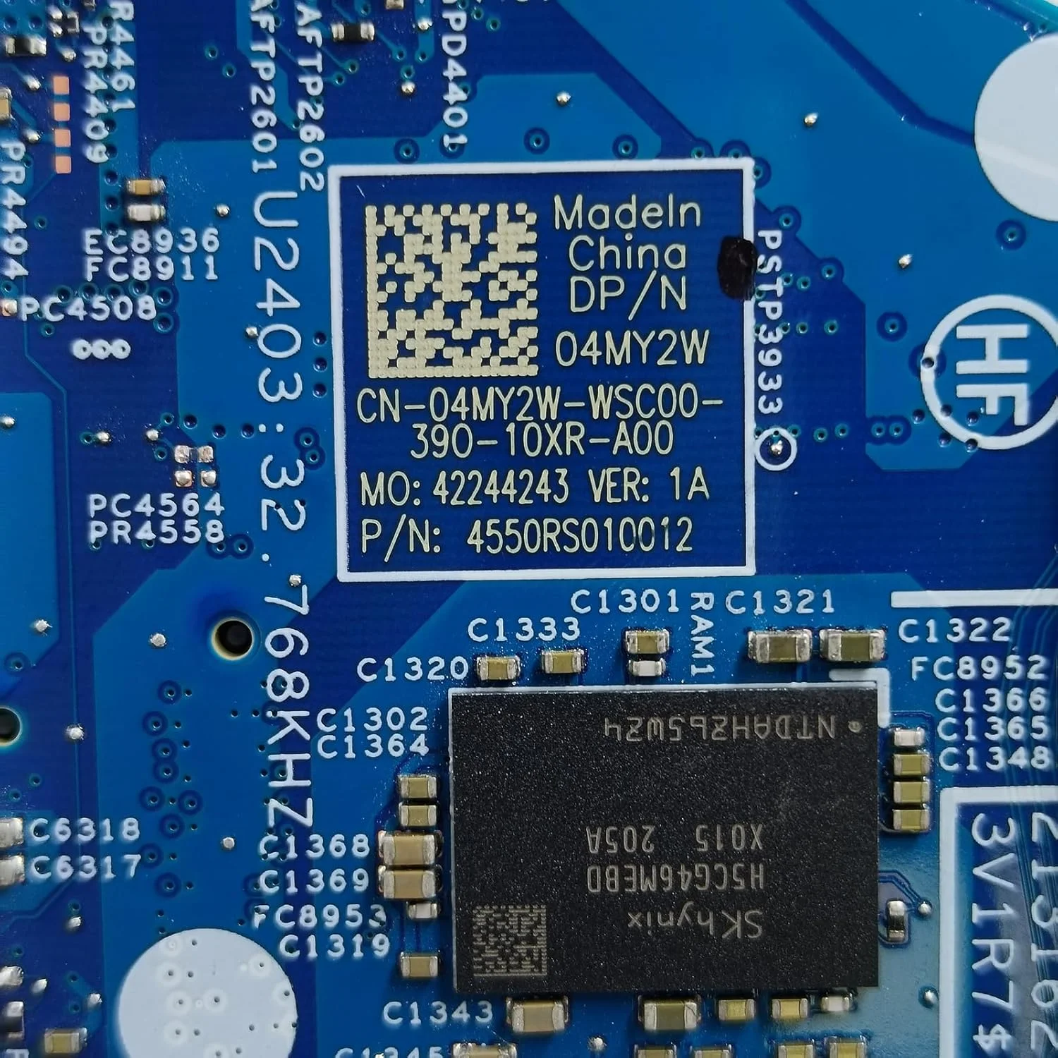 جایگزین مادربرد دل Inspiron 14 5420 مدل Odin 14N ADL 45W 213162-1، پردازنده i5-1240P، رم 8 گیگابایت، کارت گرافیک RTX 2050 4GB، شماره قطعه 04MY2W 4MY2W جایگزین مادربرد دل Inspiron 14 5420 مدل Odin 14N ADL 45W 213162-1، پردازنده i5-1240P، رم 8 گیگابایت، کارت گرافیک RTX 2050 4GB، شماره قطعه 04MY2W 4MY2W