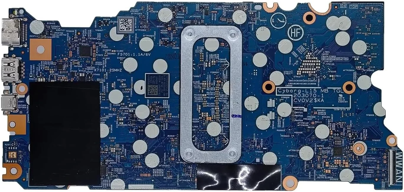 مادربرد جایگزین 0RT3F9 RT3F9 برای لپ تاپ دل Latitude 3420 مدل Cyborg-L14 TGL 203068-1، پردازنده i7-1165G7