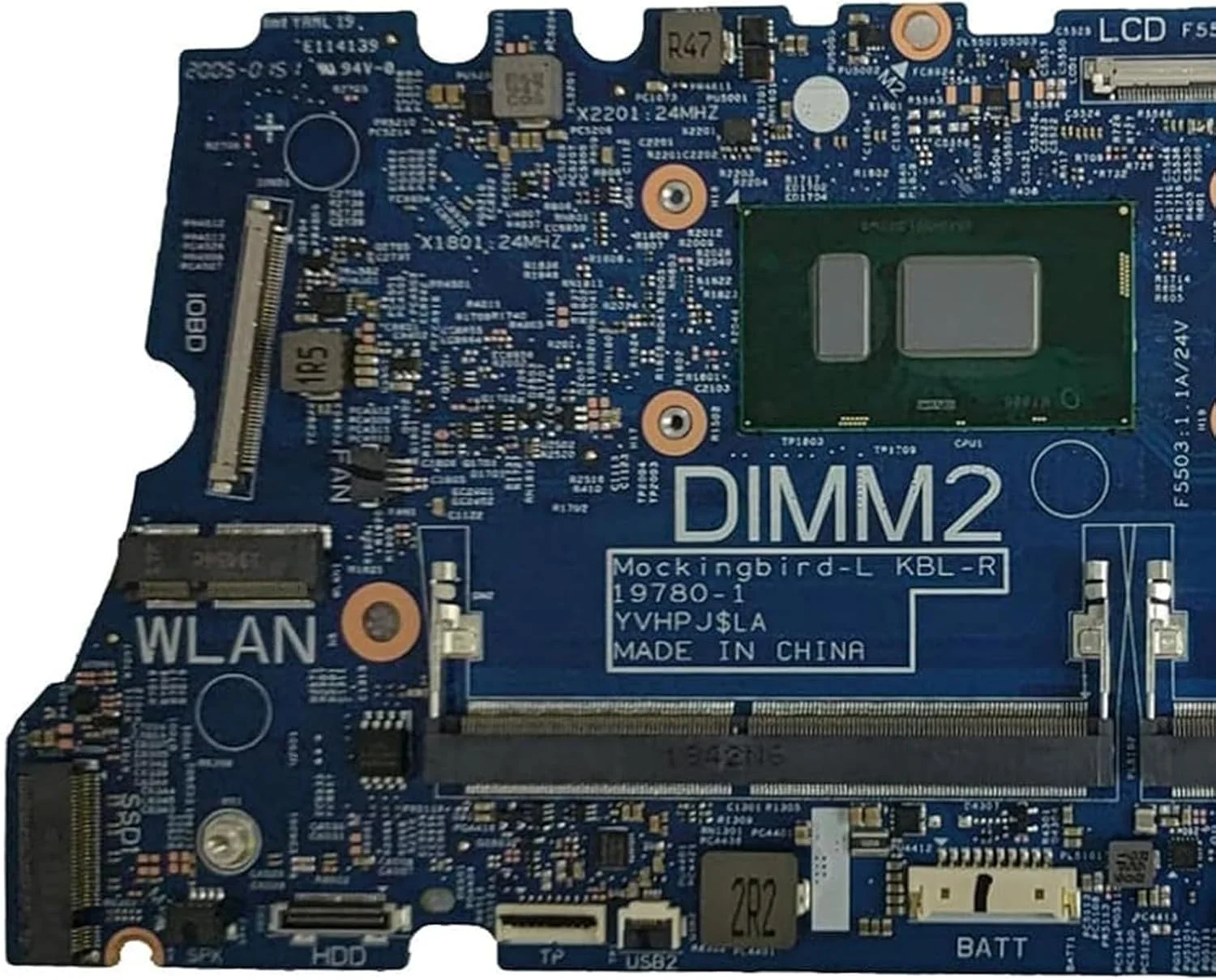 مادربرد جایگزین 0NHX1J NHX1J برای لپ تاپ دل Latitude 3510 مدل Mockingbird-l KBL-R 19780-1، پردازنده مرکزی i3-8130U مادربرد جایگزین 0NHX1J NHX1J برای لپ تاپ دل Latitude 3510 مدل Mockingbird-l KBL-R 19780-1، پردازنده مرکزی i3-8130U