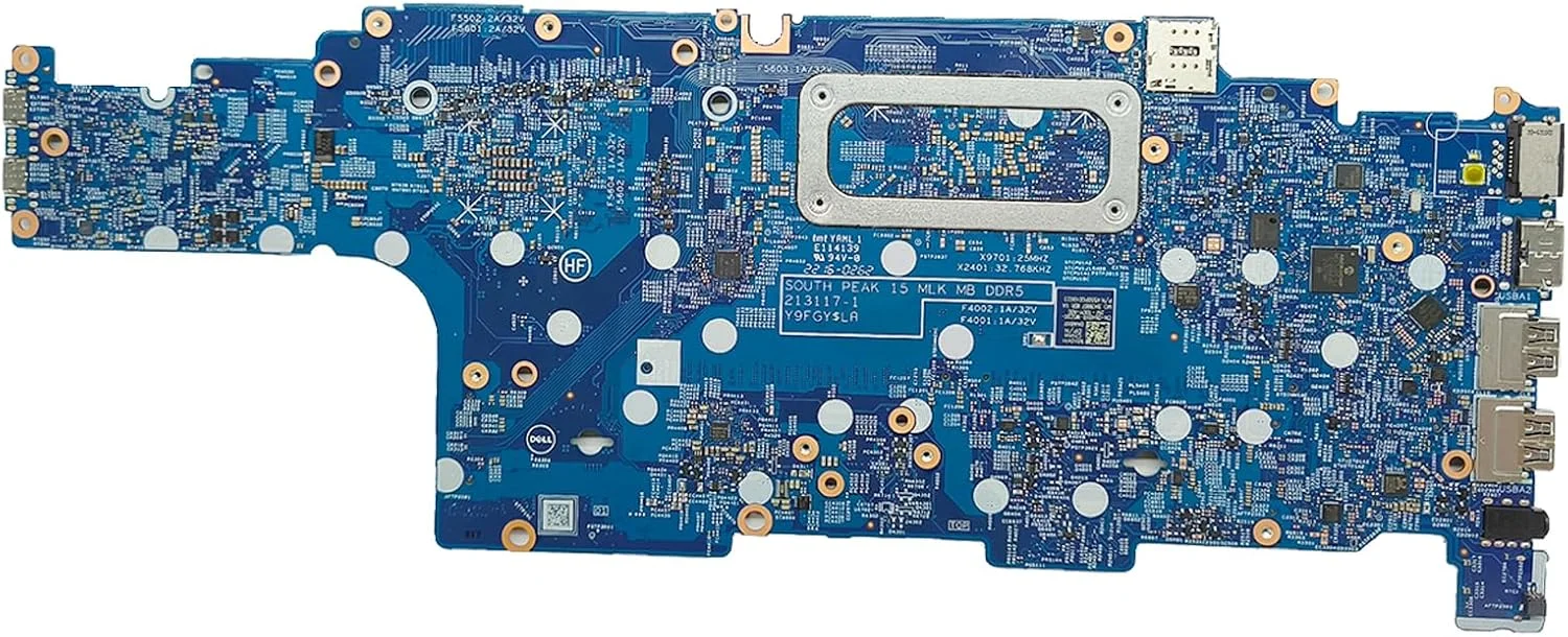 مادربرد جایگزین 0N48XR N48XR برای لپ تاپ Dell Latitude 5531 مدل LA-L872P DDR5، برد اصلی سیستم با پردازنده i7-1265U MX550 CWGKT مادربرد جایگزین 0N48XR N48XR برای لپ تاپ Dell Latitude 5531 مدل LA-L872P DDR5، برد اصلی سیستم با پردازنده i7-1265U MX550 CWGKT